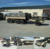 Nice 6x6 712-M with Canadian M101A Trailer!